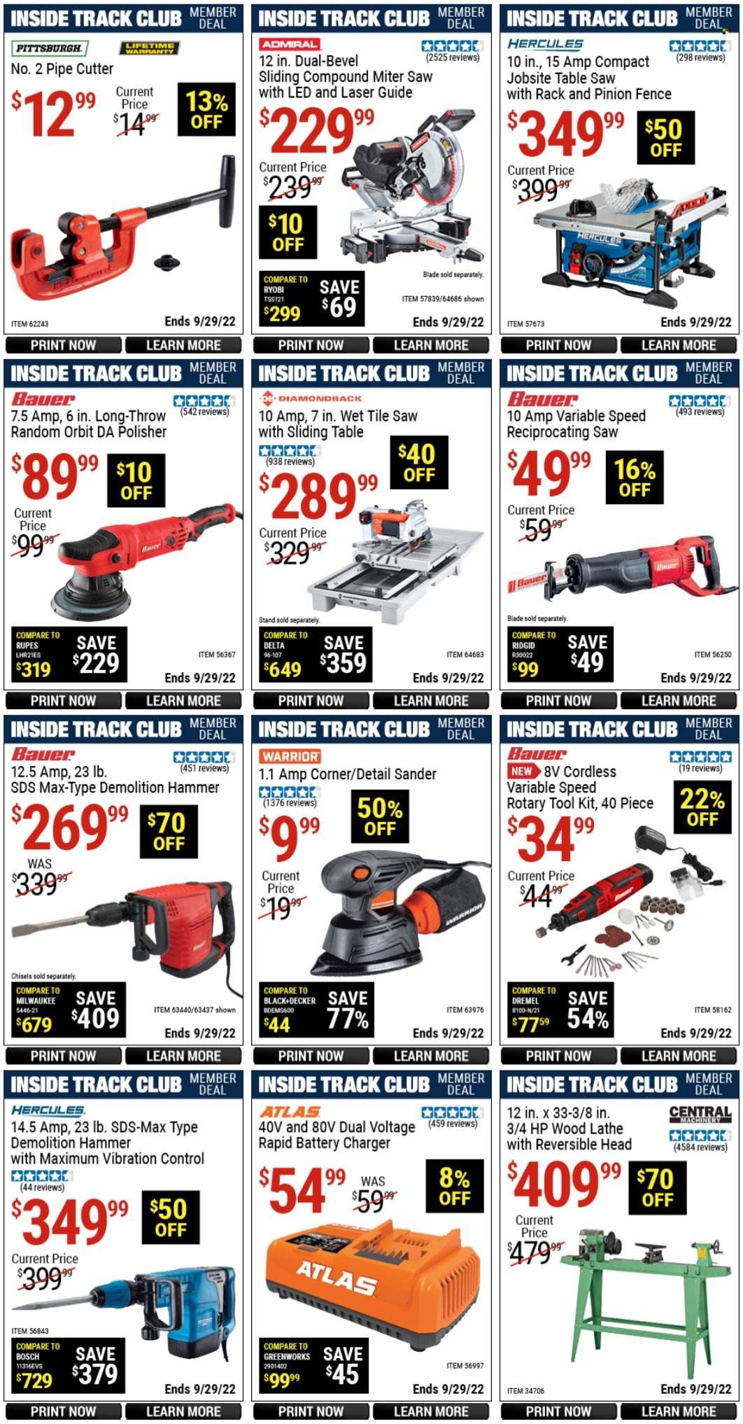 Harbor Freight Weekly Ad Flyer Specials September 4 to September 29, 2022