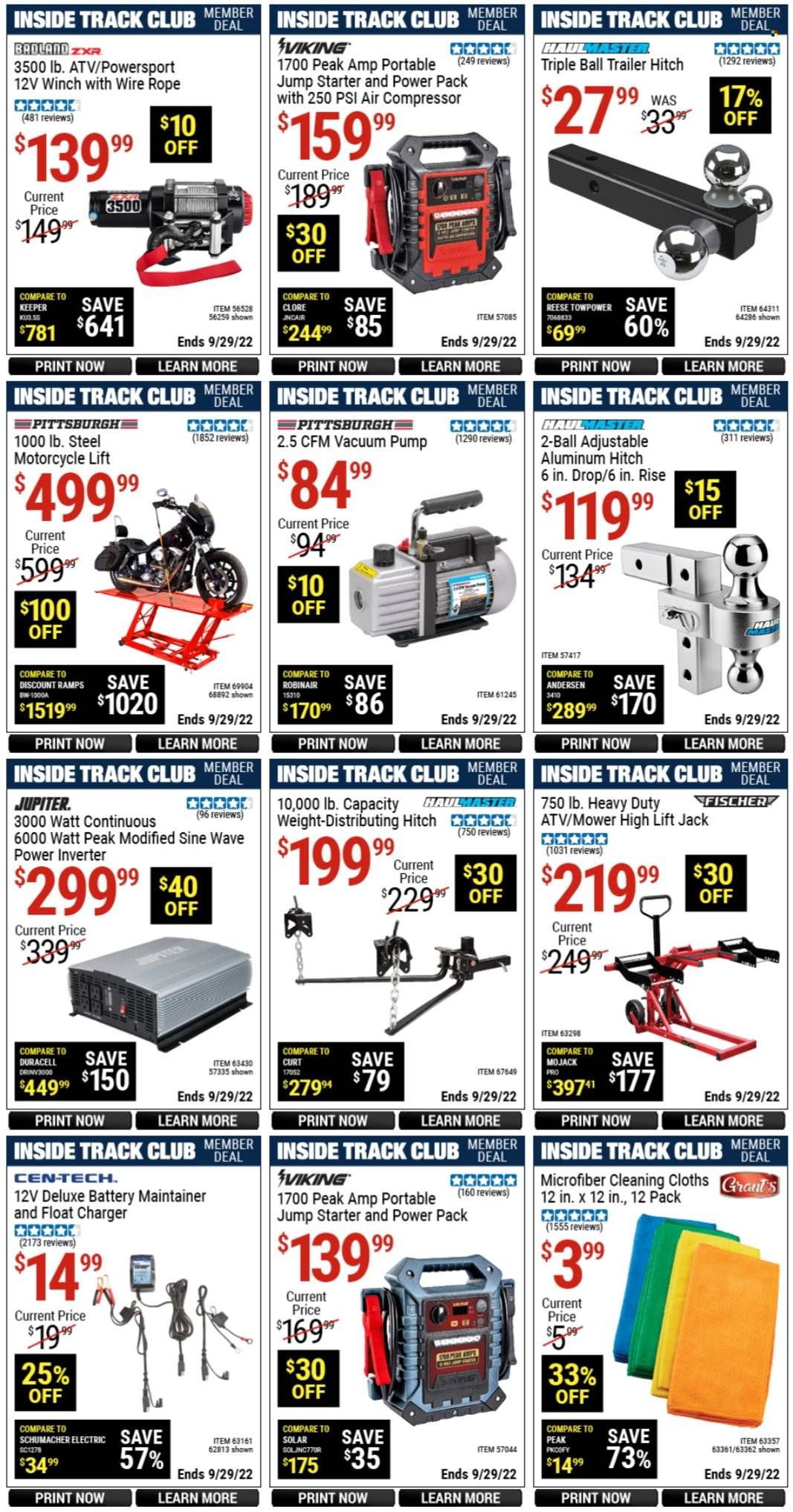 Harbor Freight Weekly Ad Flyer Specials September 4 to September 29, 2022