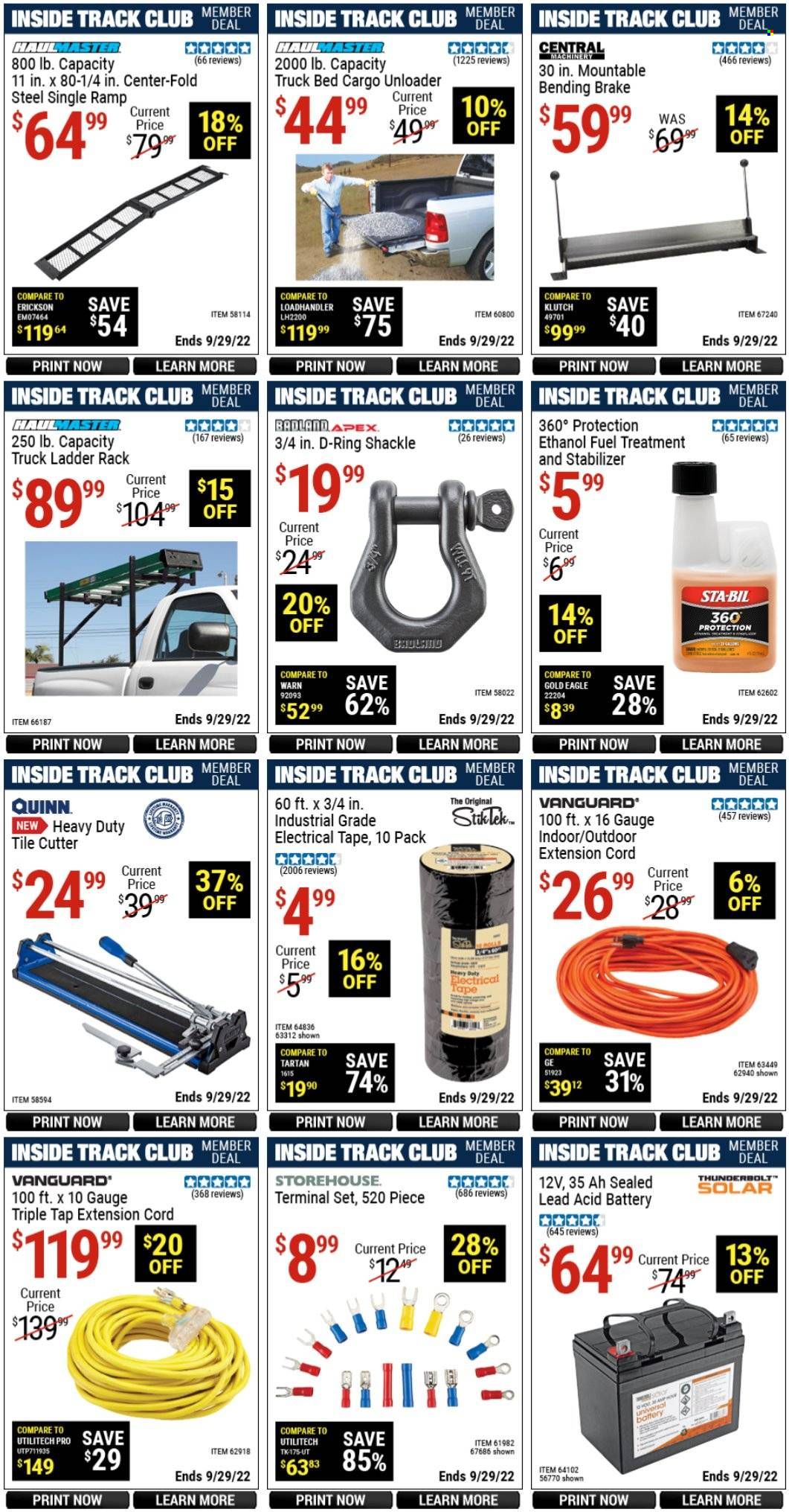 Harbor Freight Weekly Ad Flyer Specials September 4 to September 29, 2022