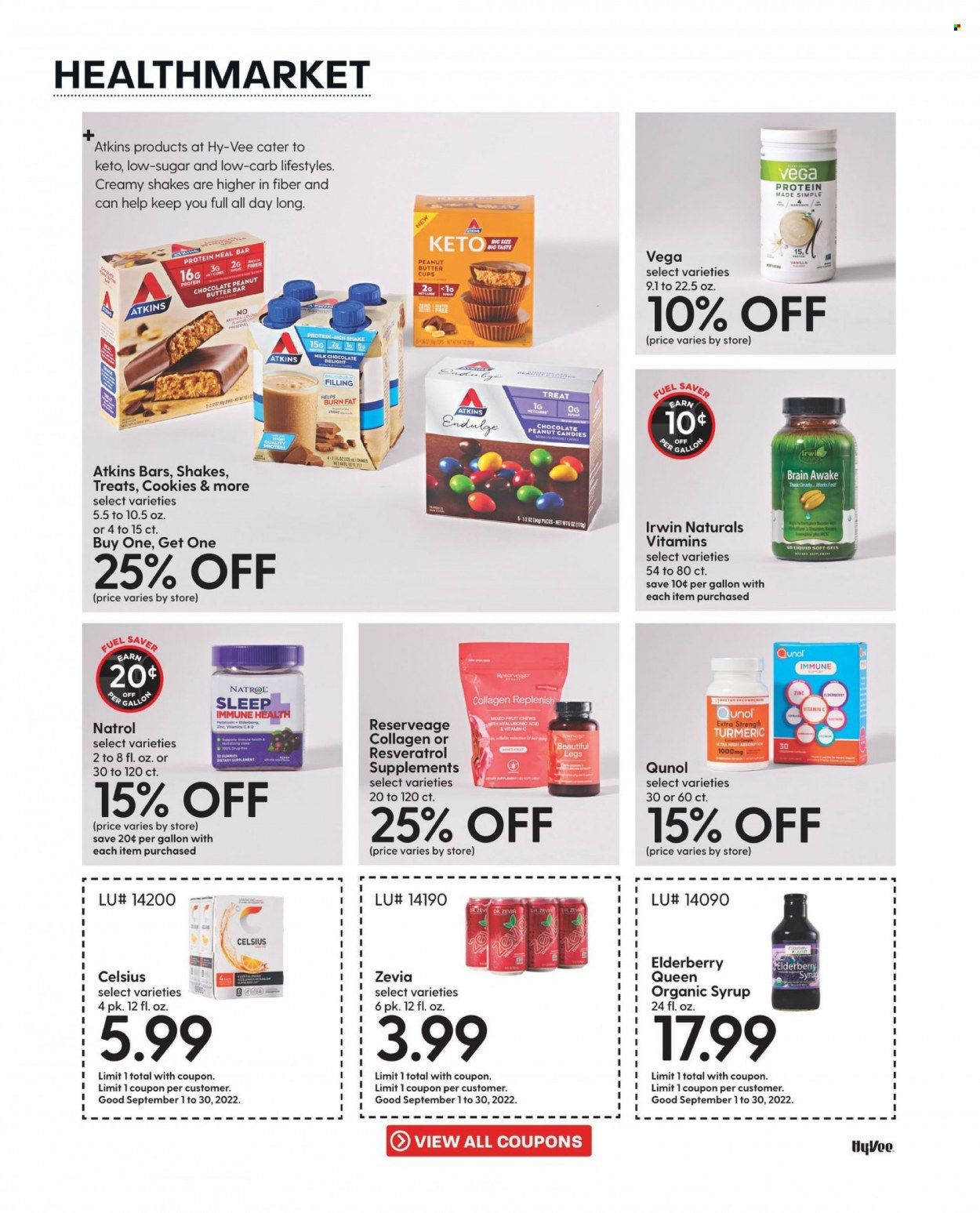 Hy-Vee (IA, IL, MN, MO, SD) Weekly Ad Flyer Specials September 1 to September 30, 2022