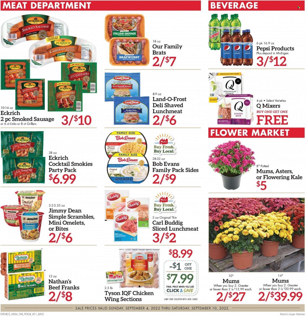 Martin’s (IN, MI) Weekly Ad Flyer Specials September 4 to September 10, 2022