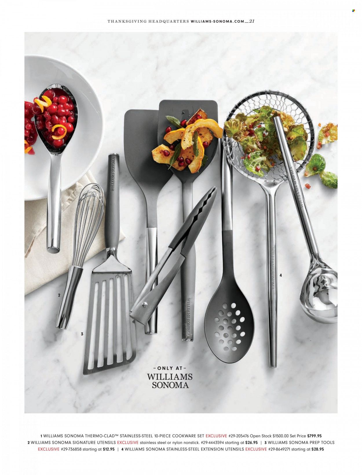 Williams-Sonoma Promotions & Flyer Specials October 2022