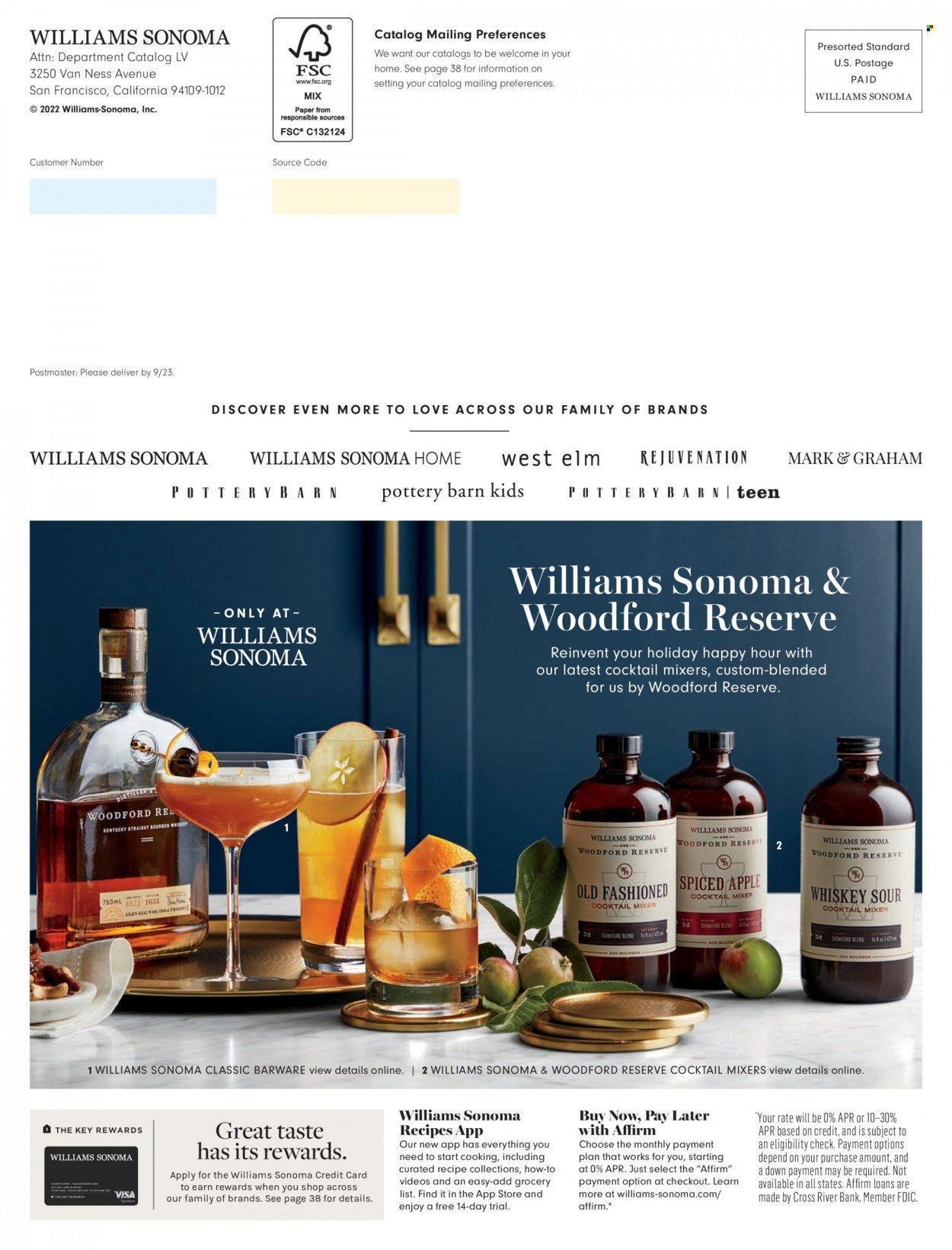 Williams-Sonoma Promotions & Flyer Specials October 2022