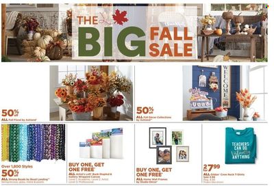 Michaels Weekly Ad Flyer Specials September 4 to September 10, 2022