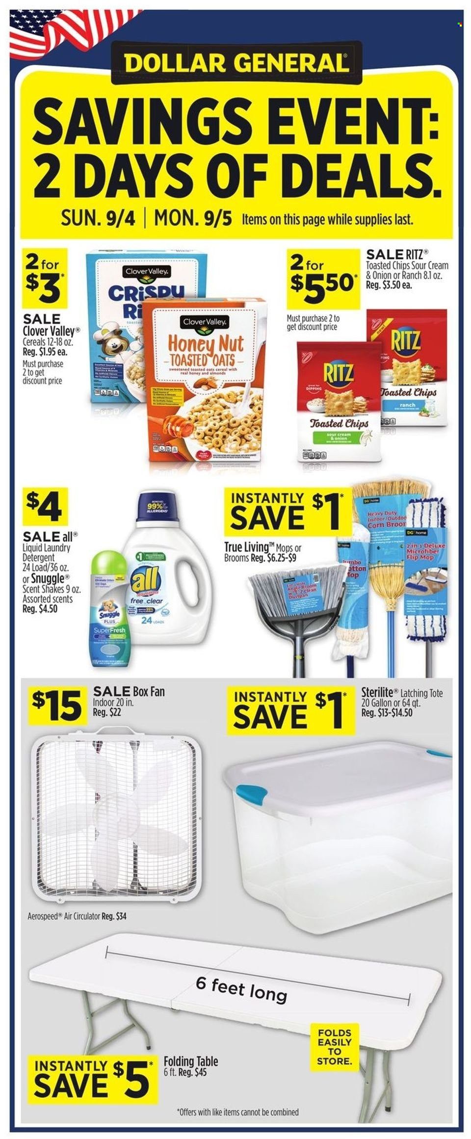 Dollar General Weekly Ad Flyer Specials September 4 to September 10, 2022