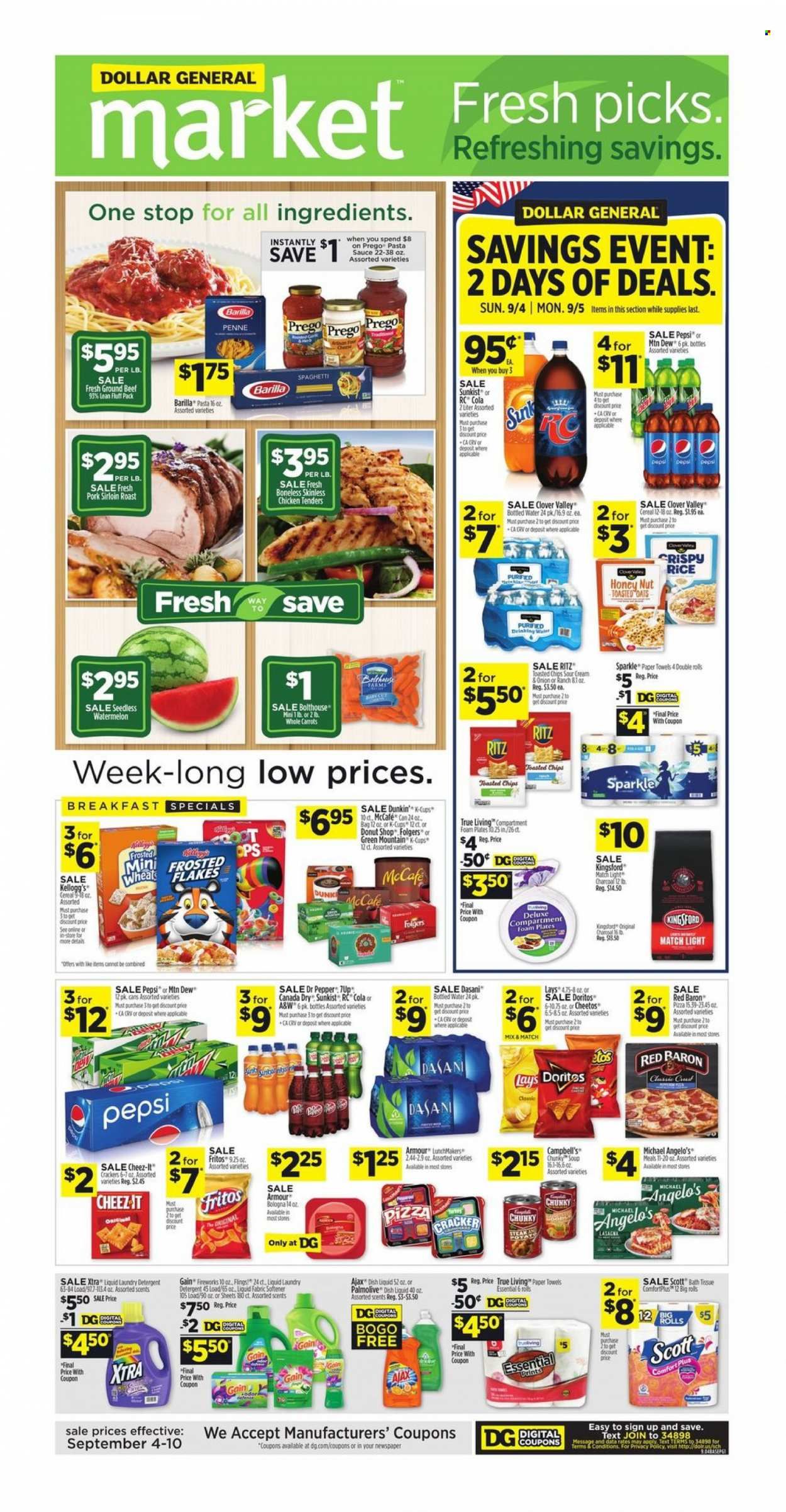 Dollar General (AL, GA, KY, LA, TN) Weekly Ad Flyer Specials September 4 to September 10, 2022