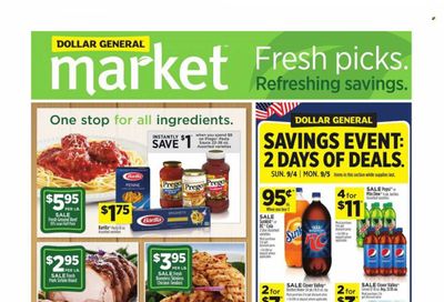 Dollar General (AL, GA, KY, LA, TN) Weekly Ad Flyer Specials September 4 to September 10, 2022
