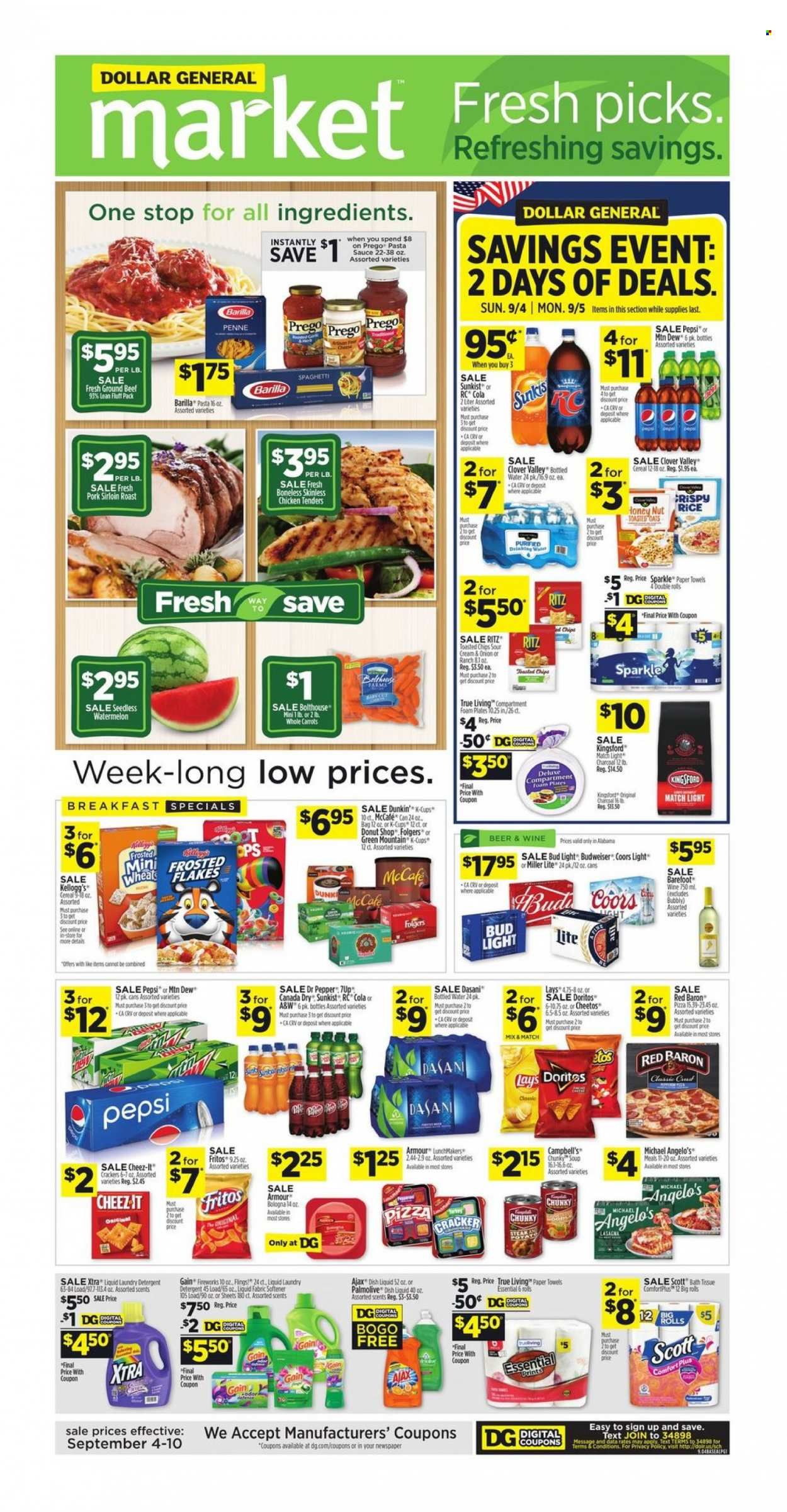 Dollar General (AL) Weekly Ad Flyer Specials September 4 to September 10, 2022