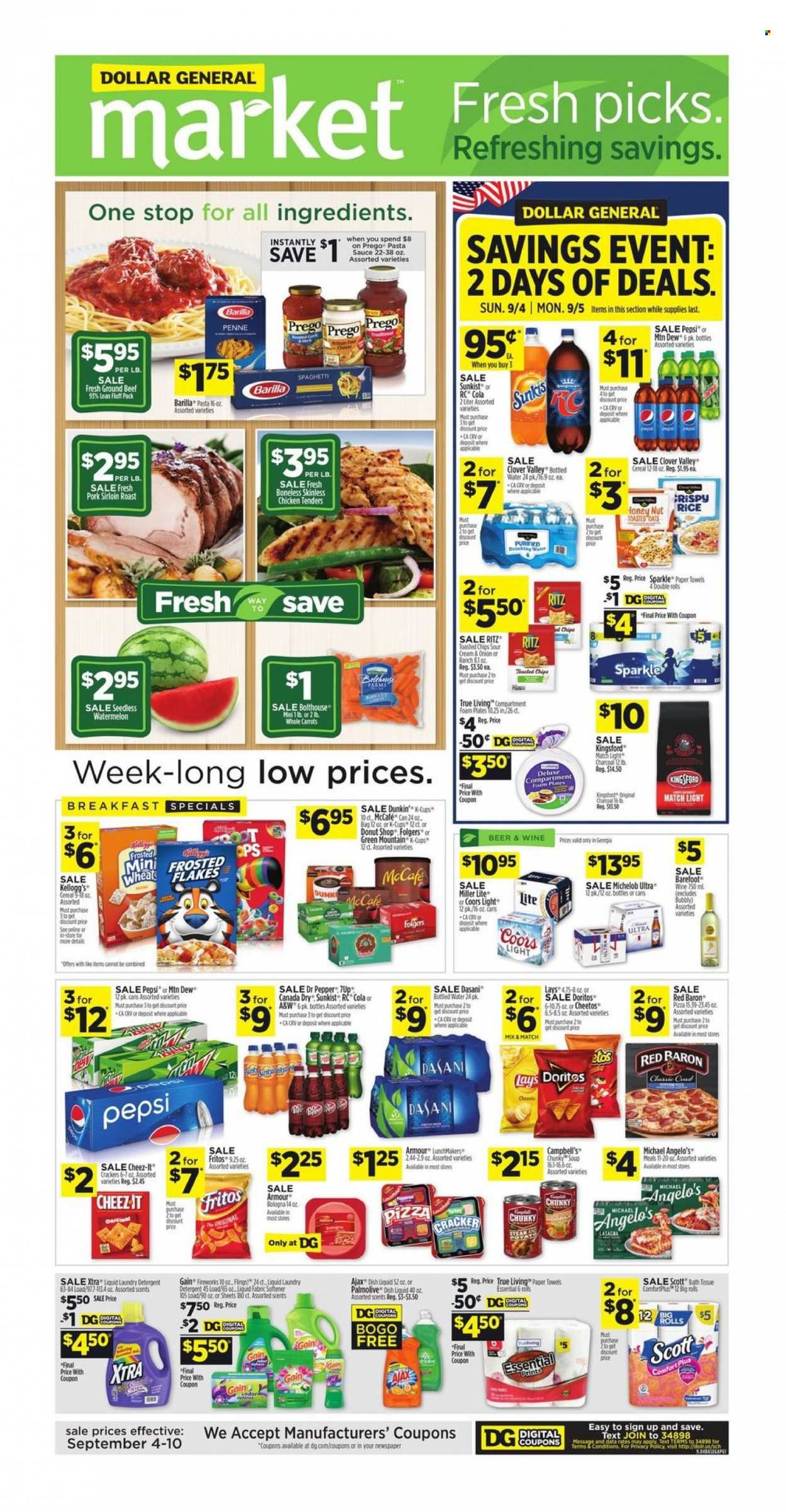 Dollar General (GA) Weekly Ad Flyer Specials September 4 to September 10, 2022