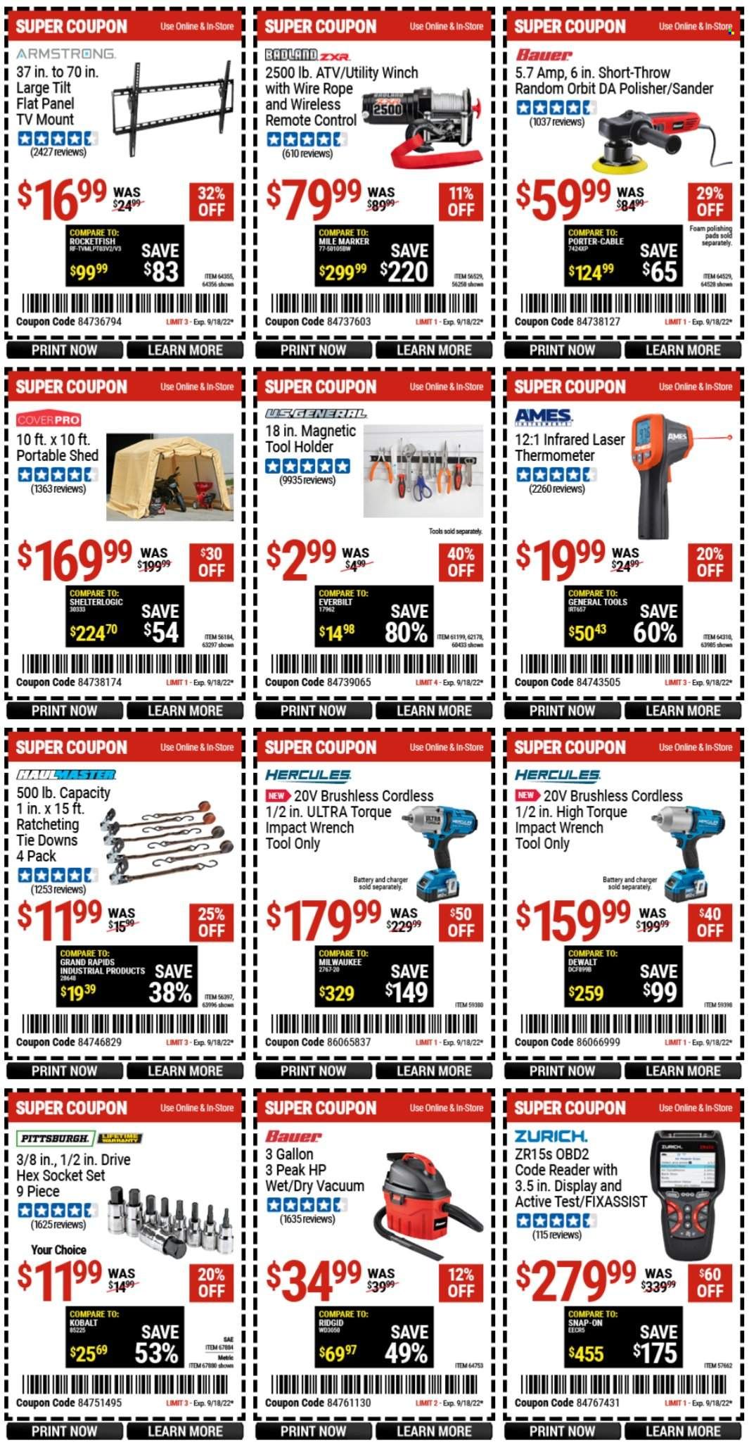 Harbor Freight Weekly Ad Flyer Specials September 5 to September 18, 2022