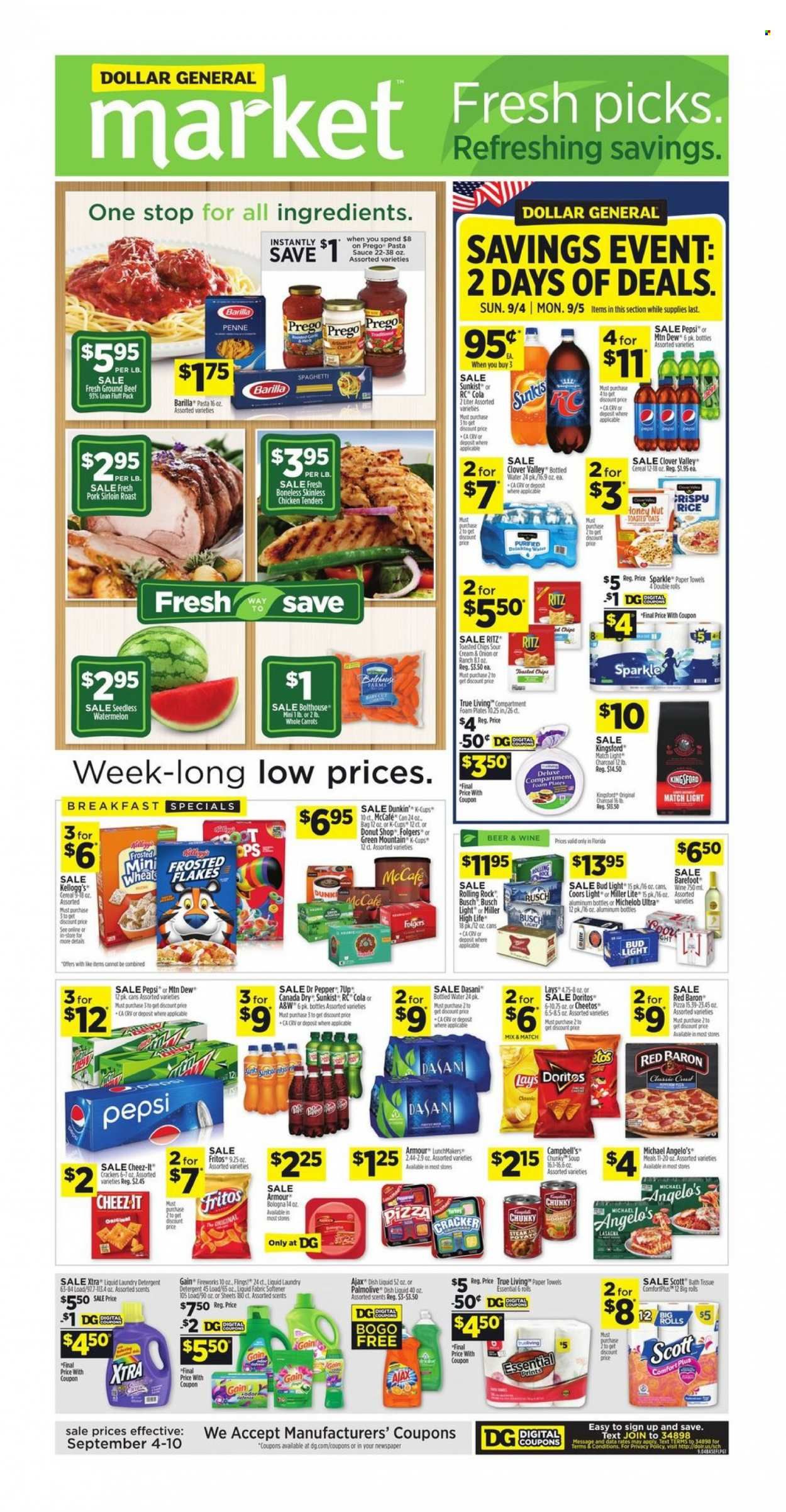 Dollar General (FL) Weekly Ad Flyer Specials September 4 to September 10, 2022