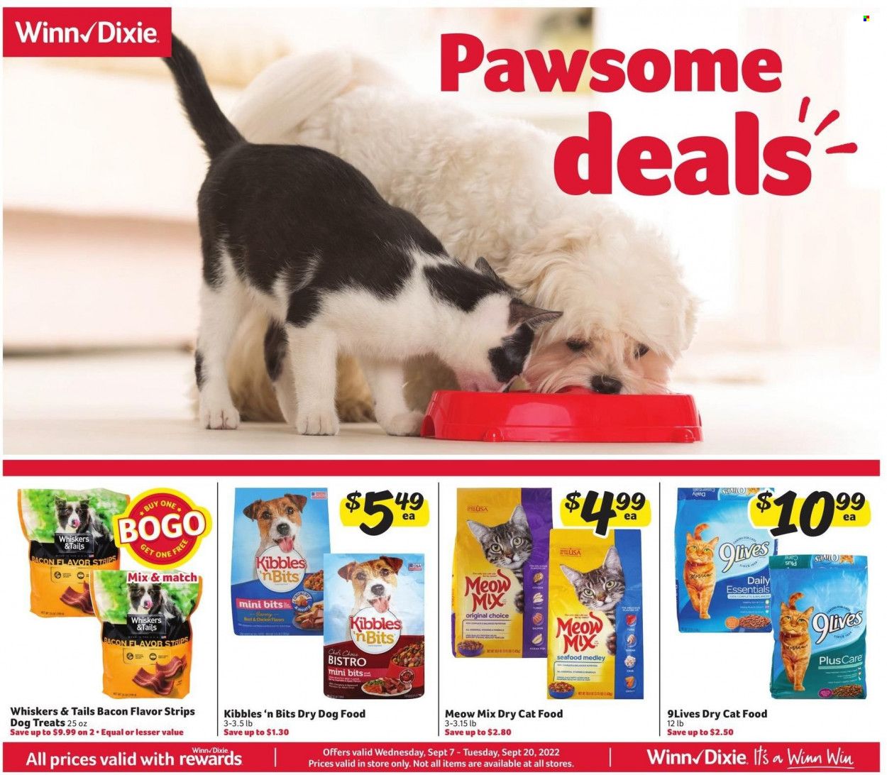Winn Dixie (AL, FL, GA, LA) Weekly Ad Flyer Specials September 7 to September 20, 2022