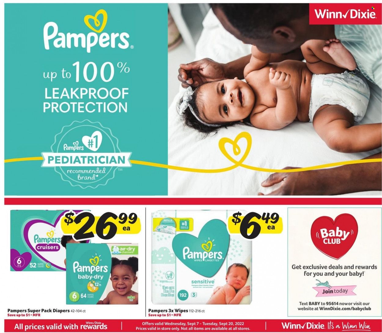 Winn Dixie (AL, FL, GA, LA) Weekly Ad Flyer Specials September 7 to September 20, 2022