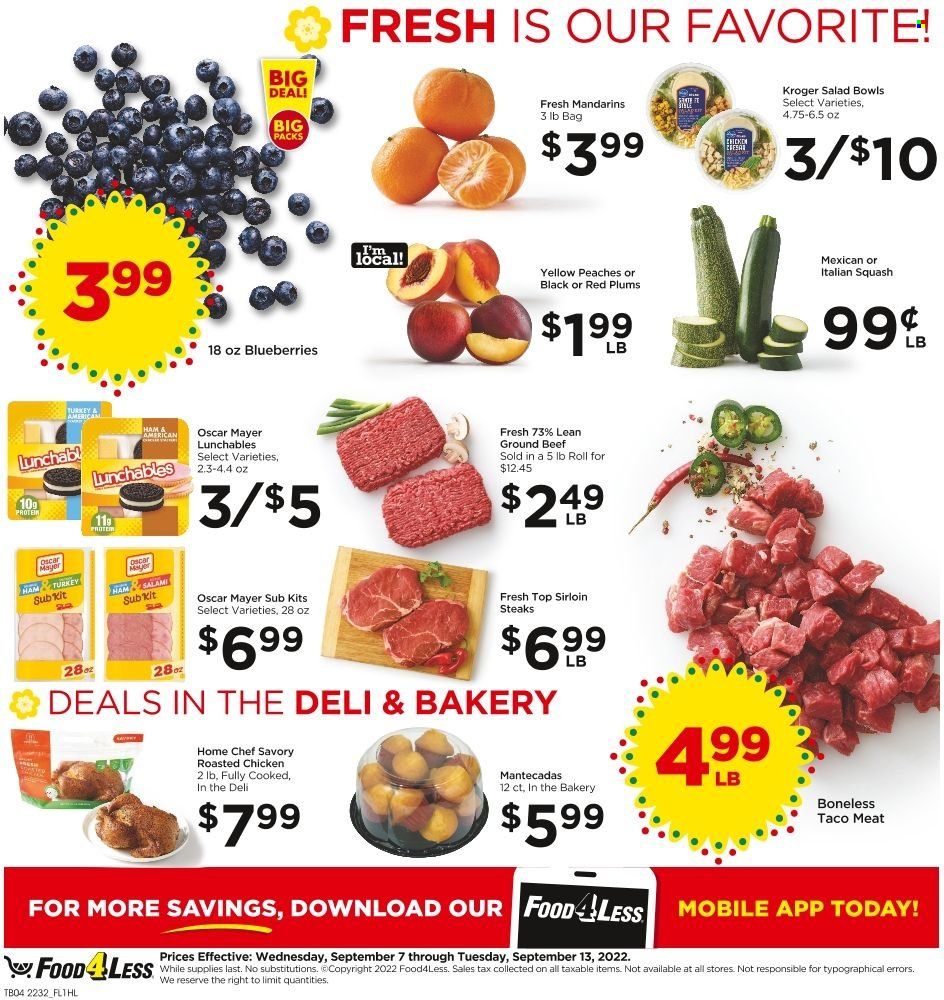 Food 4 Less (CA) Weekly Ad Flyer Specials September 7 to September 13, 2022