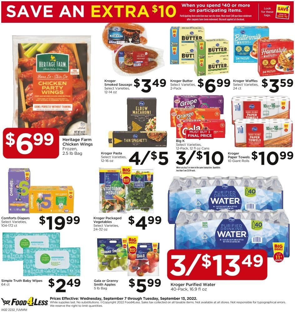 Food 4 Less (IN) Weekly Ad Flyer Specials September 7 to September 13, 2022