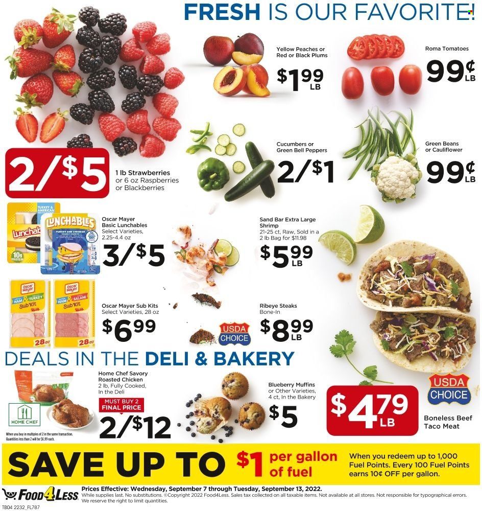 Food 4 Less (IN) Weekly Ad Flyer Specials September 7 to September 13, 2022