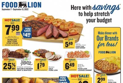 Food Lion (NC) Weekly Ad Flyer Specials September 7 to September 13, 2022