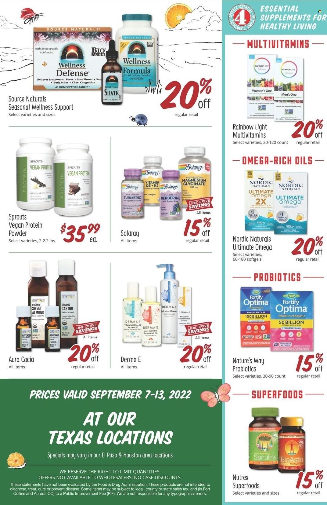 Sprouts Weekly Ad Flyer Specials September 7 to September 13, 2022