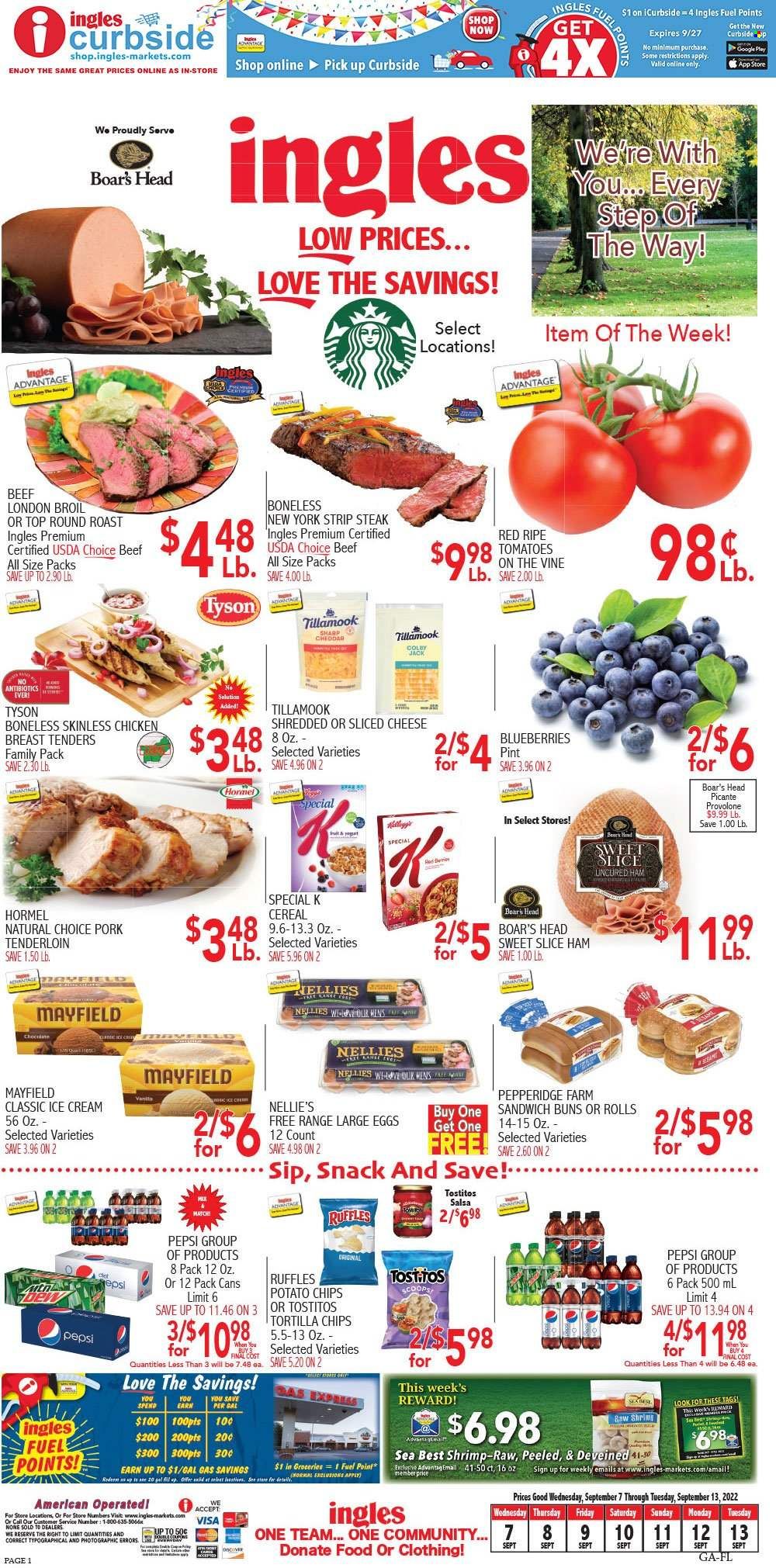 Ingles (GA, NC, SC, TN) Weekly Ad Flyer Specials September 7 to September 13, 2022