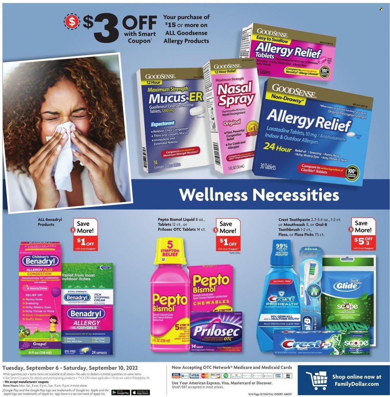 Family Dollar Weekly Ad Flyer Specials September 6 to September 10, 2022