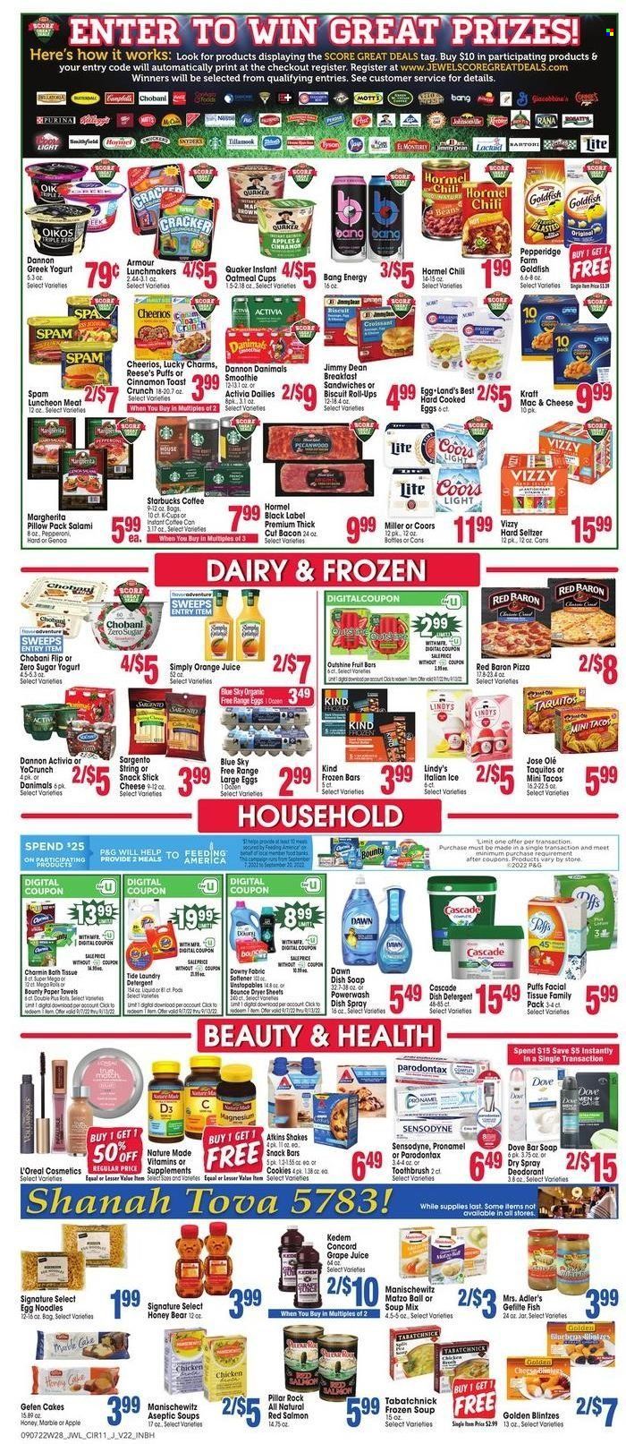 Jewel Osco (IN) Weekly Ad Flyer Specials September 7 to September 13, 2022