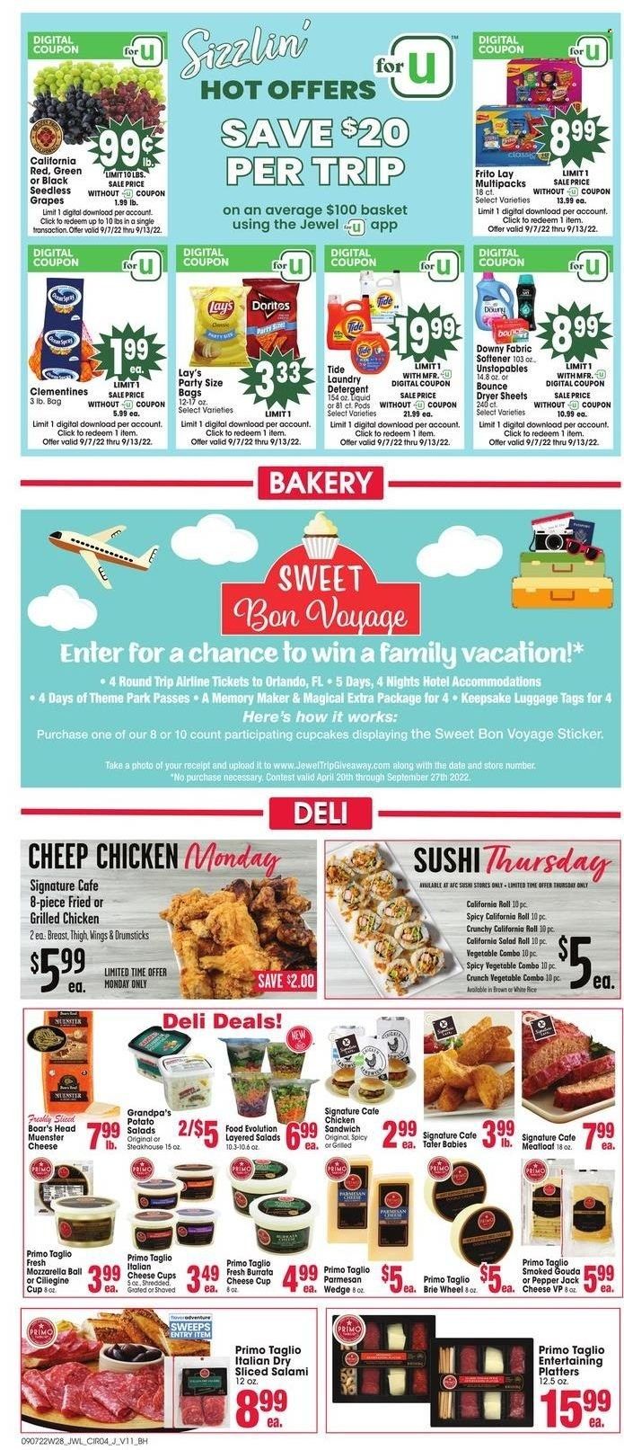 Jewel Osco (IN) Weekly Ad Flyer Specials September 7 to September 13, 2022