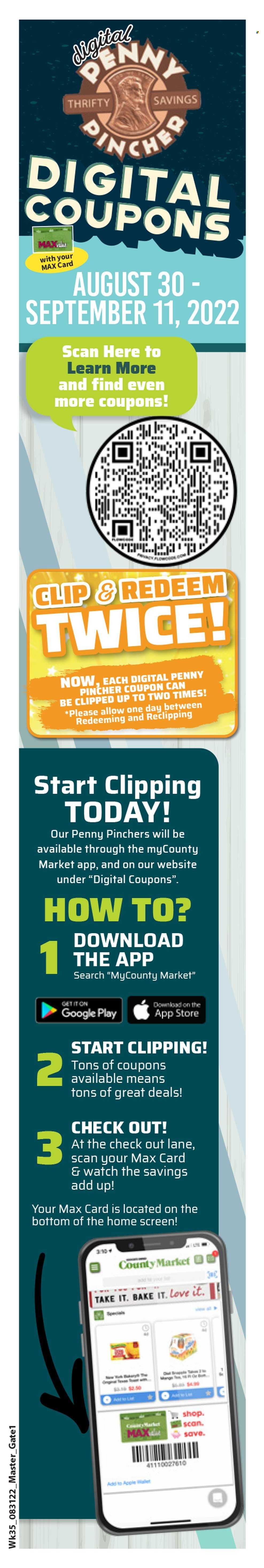 County Market (IL, IN, MO) Weekly Ad Flyer Specials August 30 to September 11, 2022