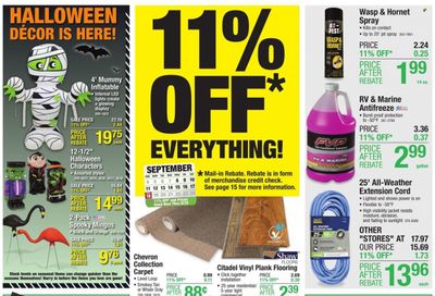 Menards Weekly Ad Flyer Specials September 7 to September 18, 2022