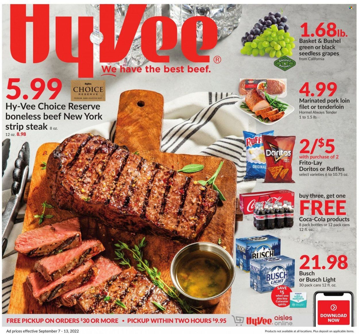 Hy-Vee (IA, IL, MN, MO, SD) Weekly Ad Flyer Specials September 7 to September 13, 2022