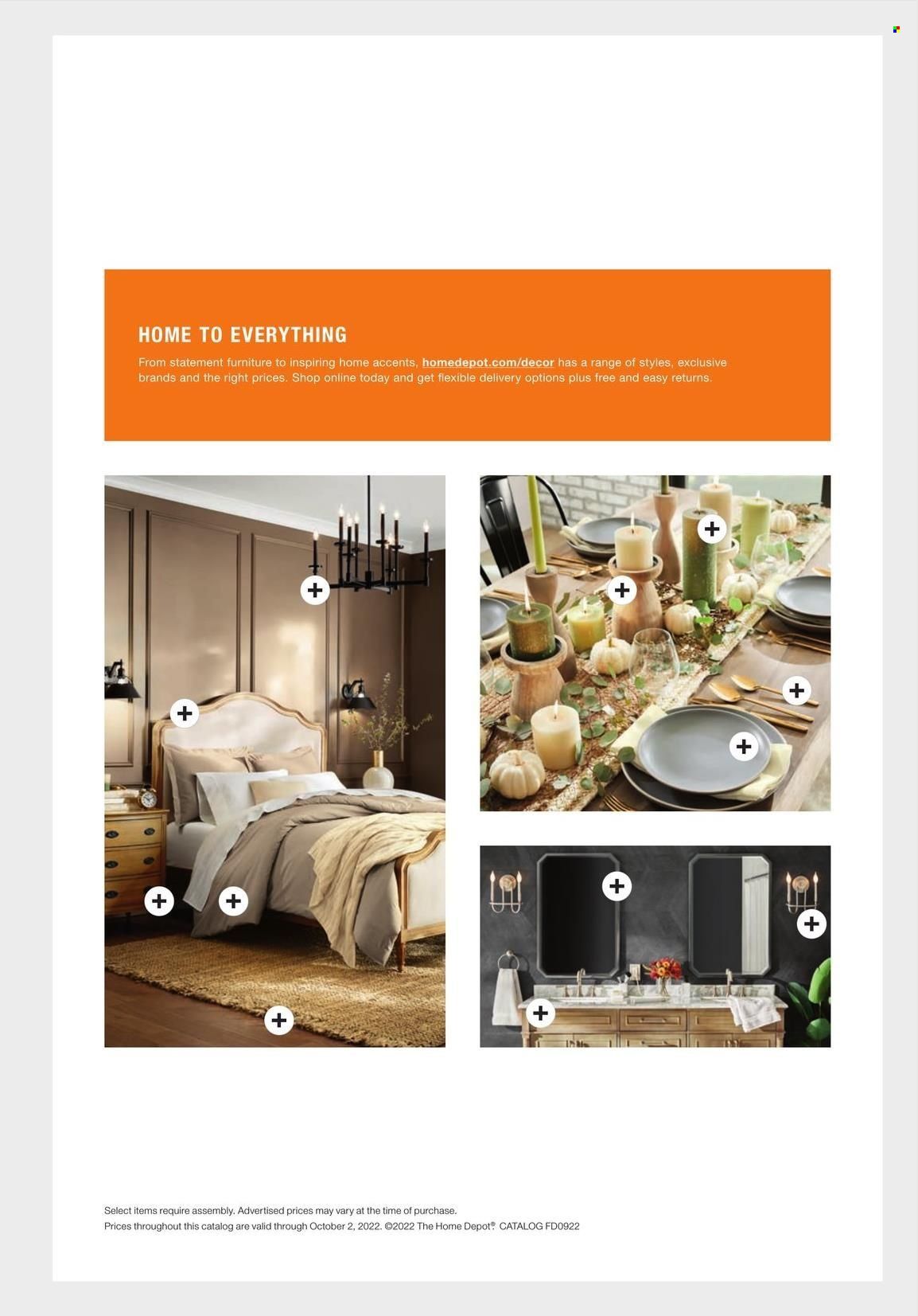 The Home Depot Weekly Ad Flyer Specials September 6 to October 2, 2022