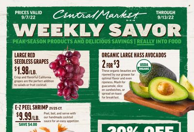 Central Market (TX) Weekly Ad Flyer Specials September 7 to September 13, 2022