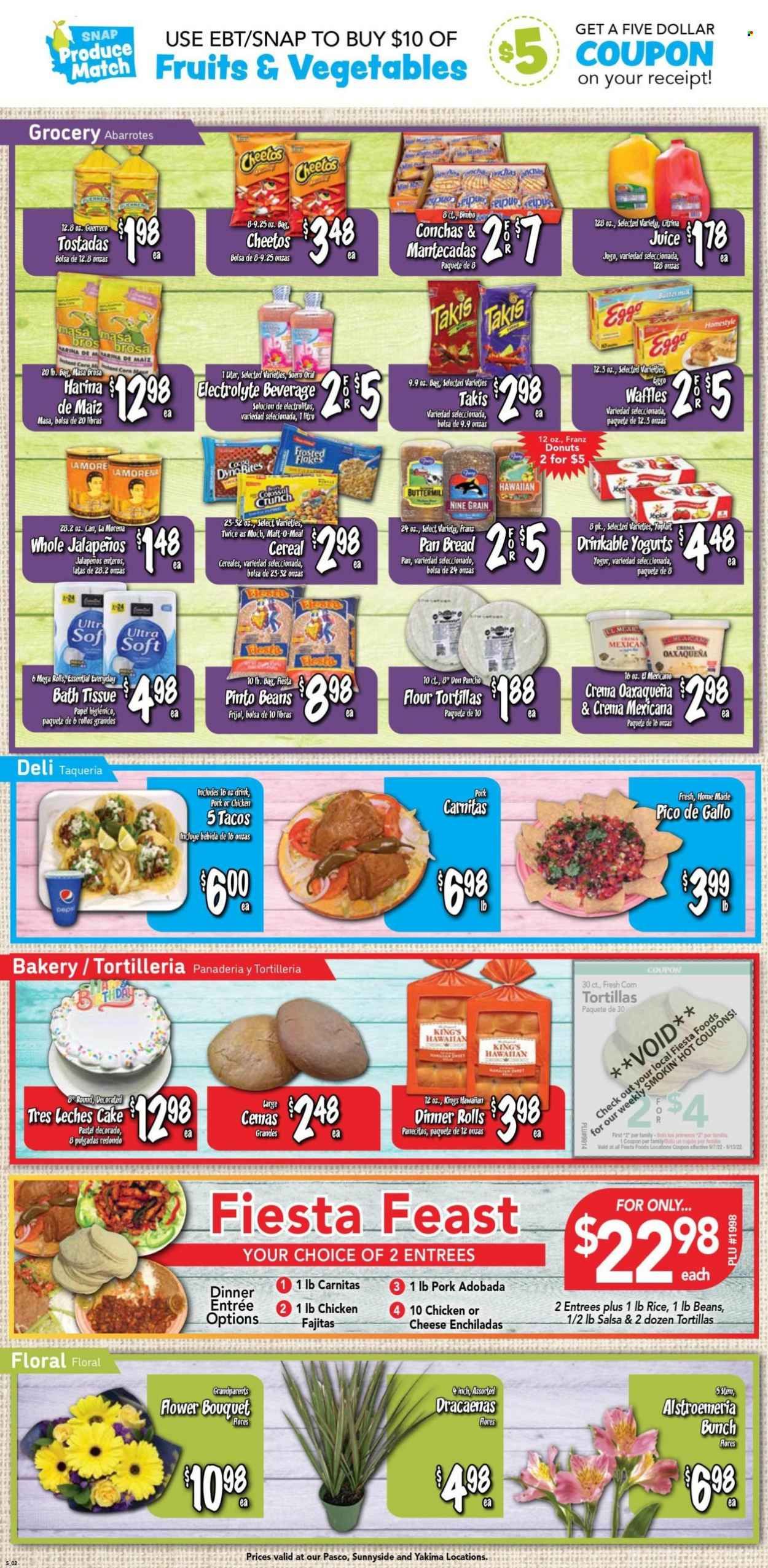 Fiesta Foods SuperMarkets (WA) Weekly Ad Flyer Specials September 7 to September 13, 2022