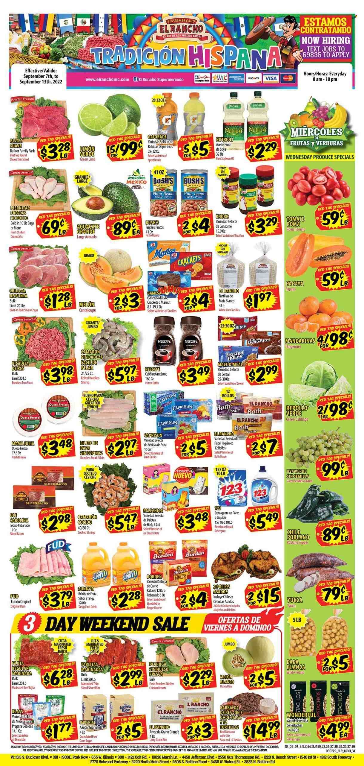 El Rancho (TX) Weekly Ad Flyer Specials September 7 to September 13, 2022