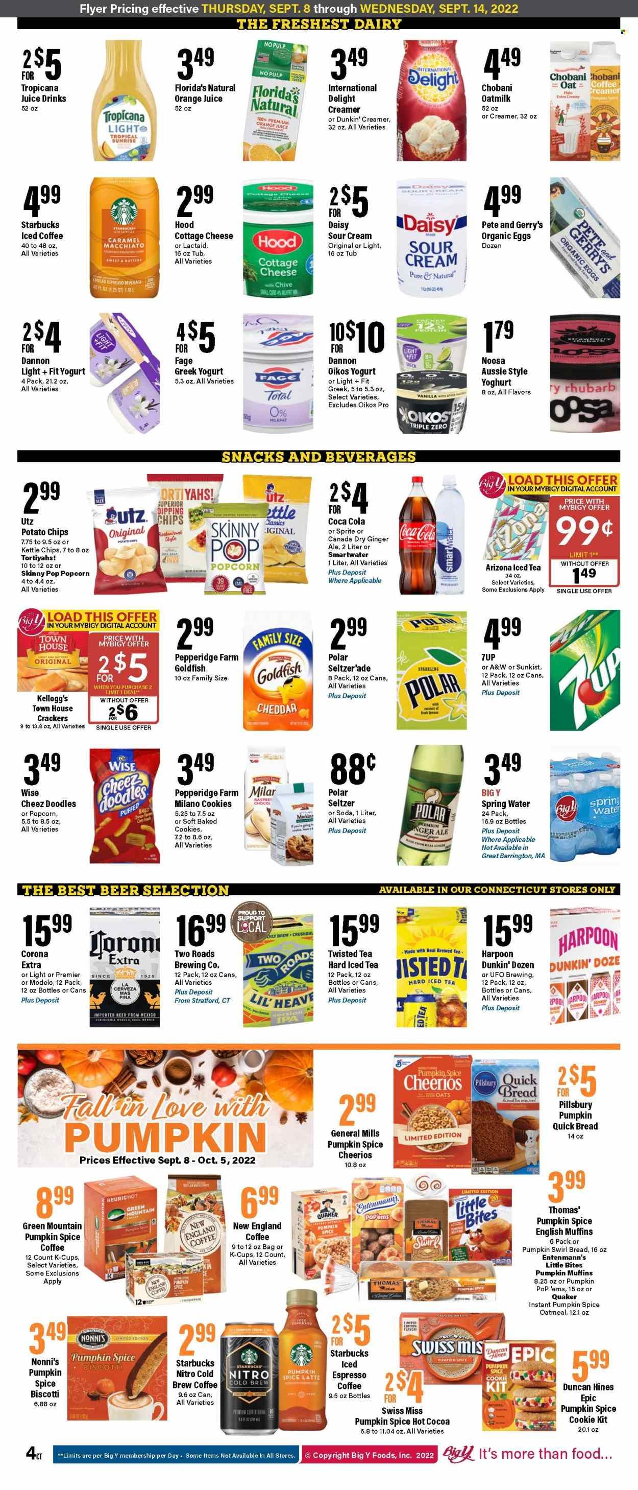Big Y (CT) Weekly Ad Flyer Specials September 8 to September 14, 2022