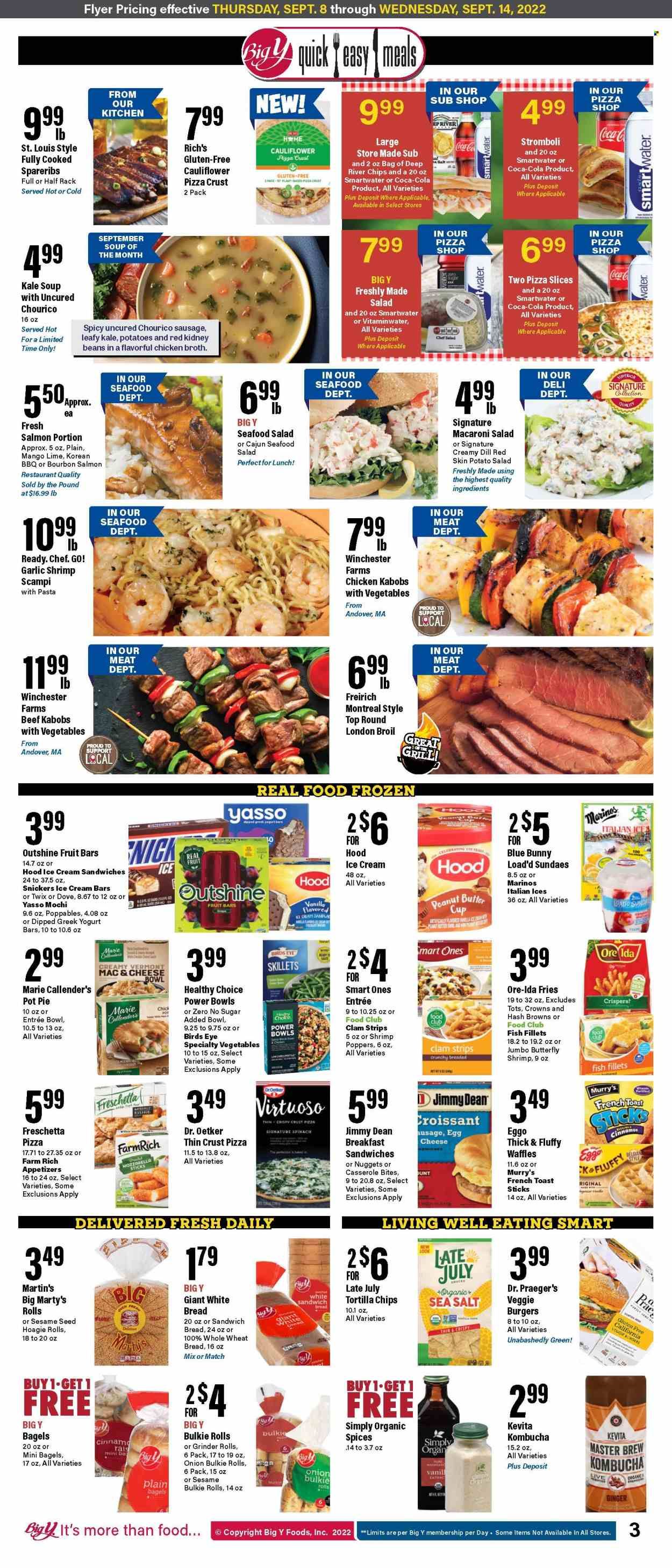 Big Y (MA) Weekly Ad Flyer Specials September 8 to September 14, 2022