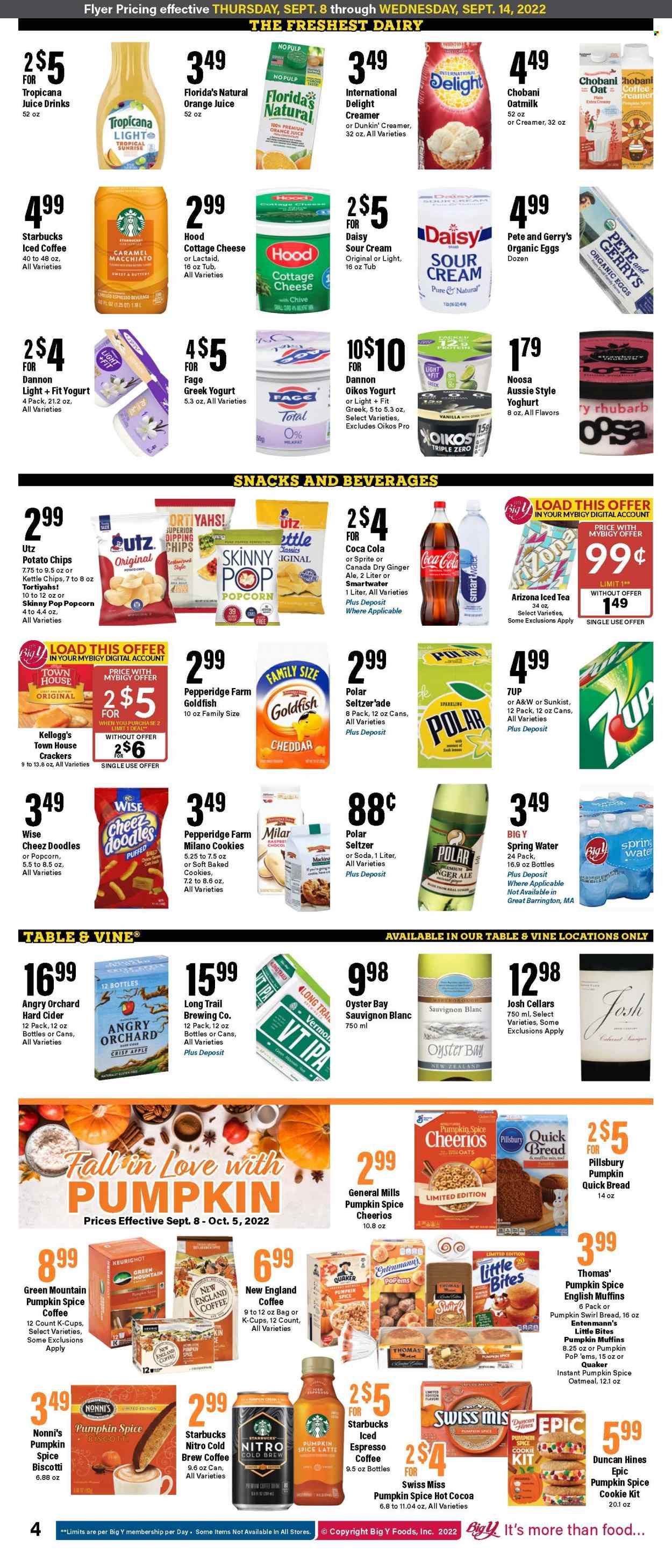 Big Y (MA) Weekly Ad Flyer Specials September 8 to September 14, 2022