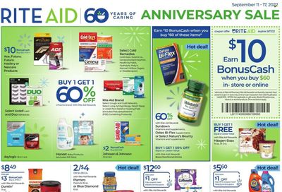 RITE AID Weekly Ad Flyer Specials September 11 to September 17, 2022