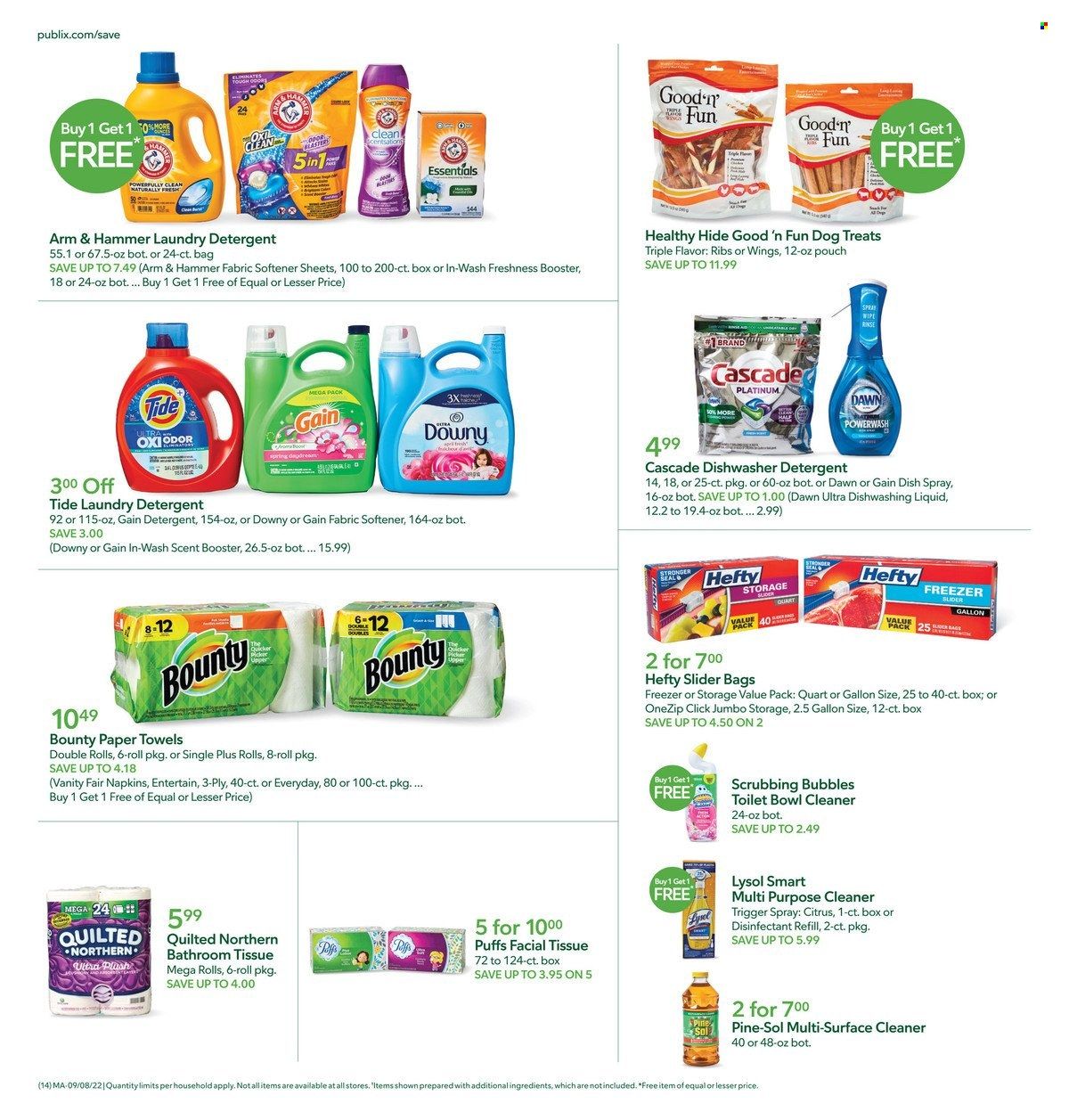 Publix (AL, FL, GA, NC, SC, TN) Weekly Ad Flyer Specials September 8 to September 14, 2022