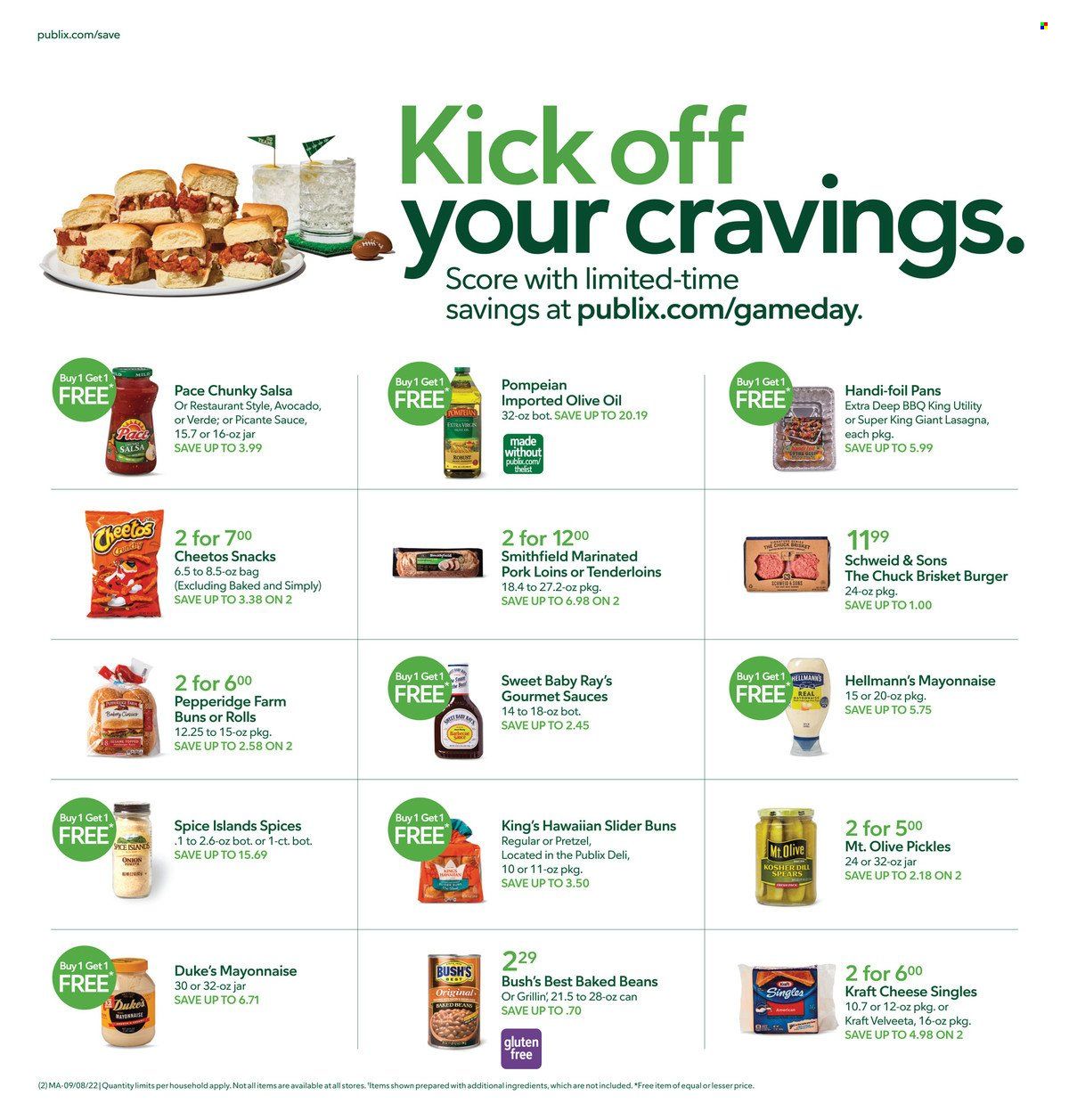 Publix (AL, FL, GA, NC, SC, TN) Weekly Ad Flyer Specials September 8 to September 14, 2022