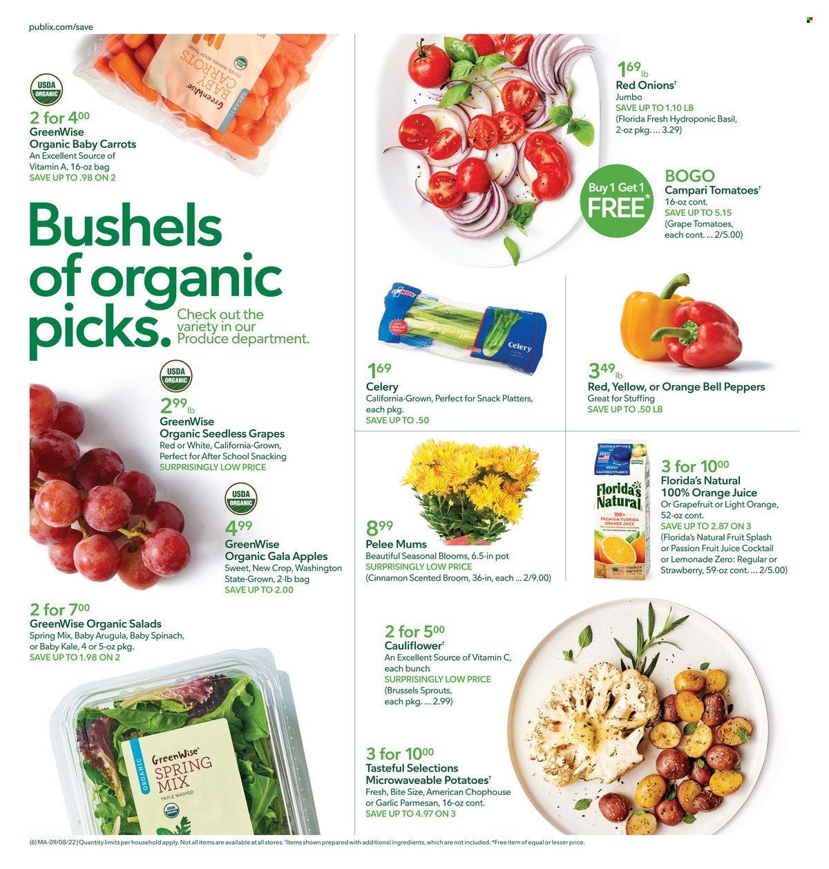 Publix (AL, FL, GA, NC, SC, TN) Weekly Ad Flyer Specials September 8 to September 14, 2022