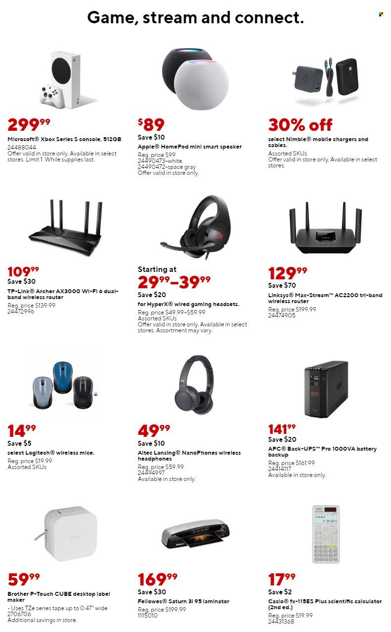 Staples Weekly Ad Flyer Specials September 11 to September 17, 2022