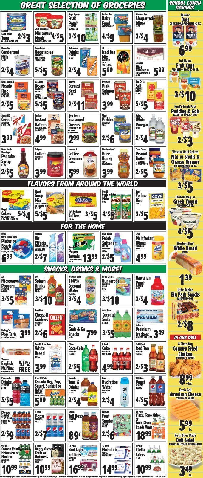Western Beef (FL, NY) Weekly Ad Flyer Specials September 8 to September 14, 2022