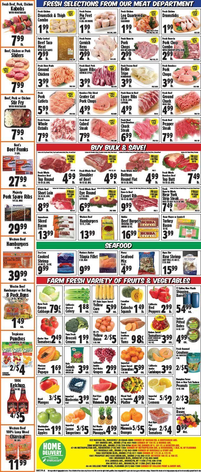 Western Beef (FL, NY) Weekly Ad Flyer Specials September 8 to September 14, 2022