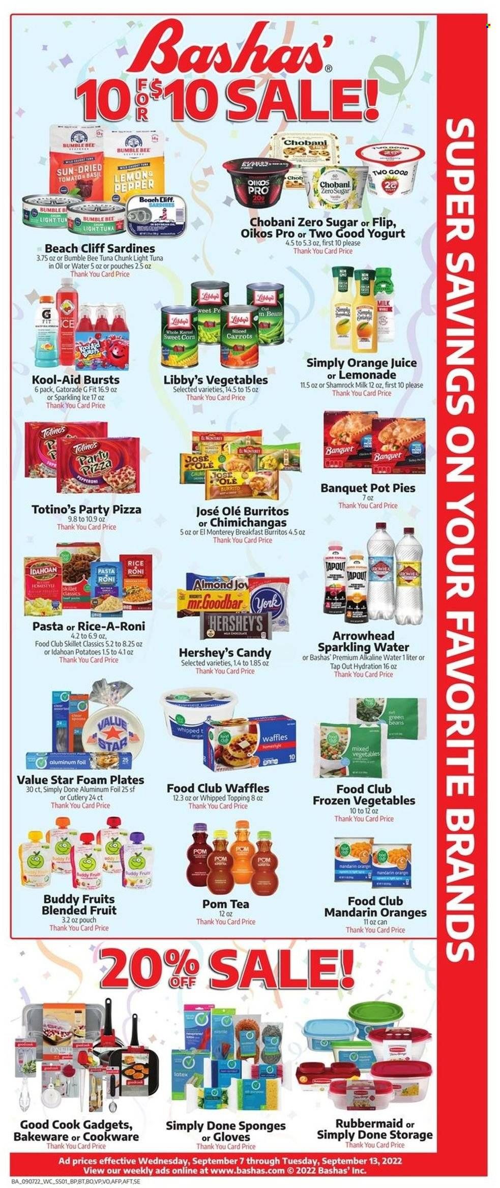 Bashas' (AZ) Weekly Ad Flyer Specials September 7 to September 13, 2022