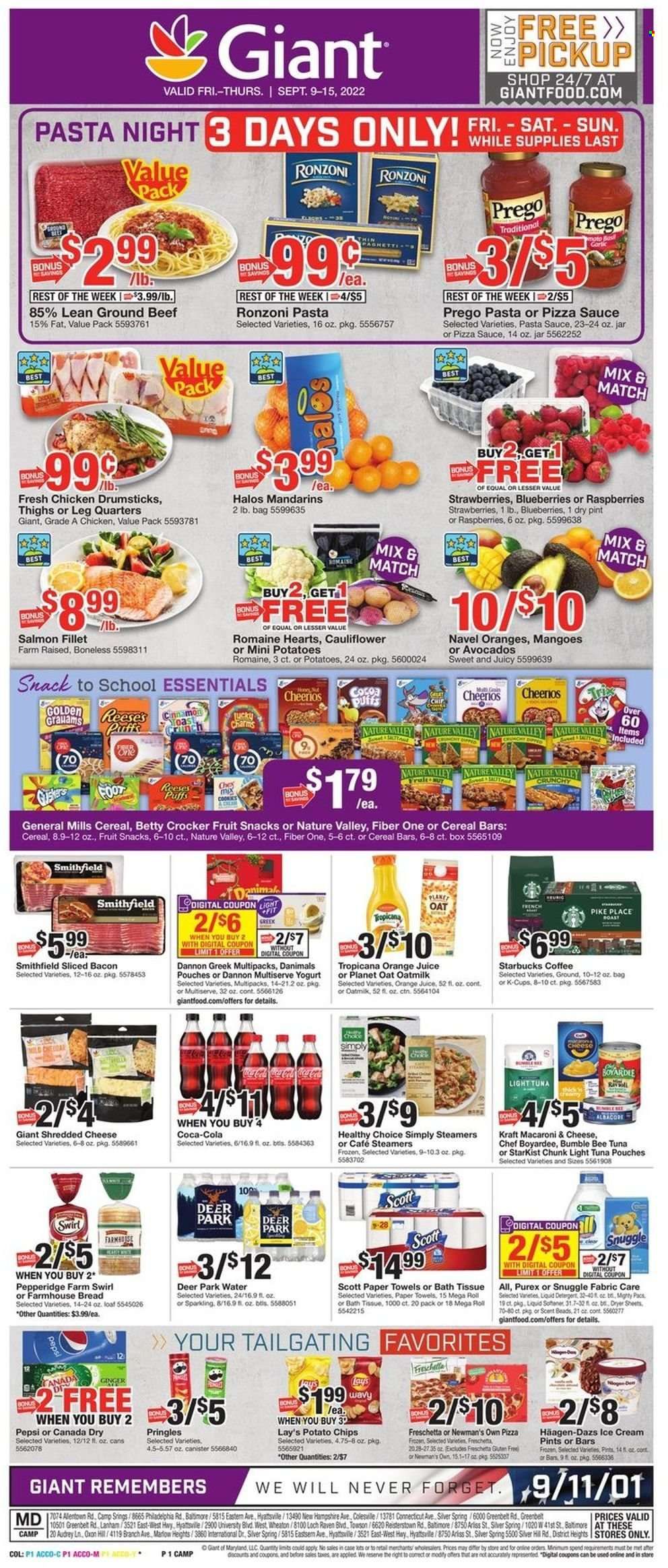Giant Food (DE, MD, VA) Weekly Ad Flyer Specials September 9 to September 15, 2022