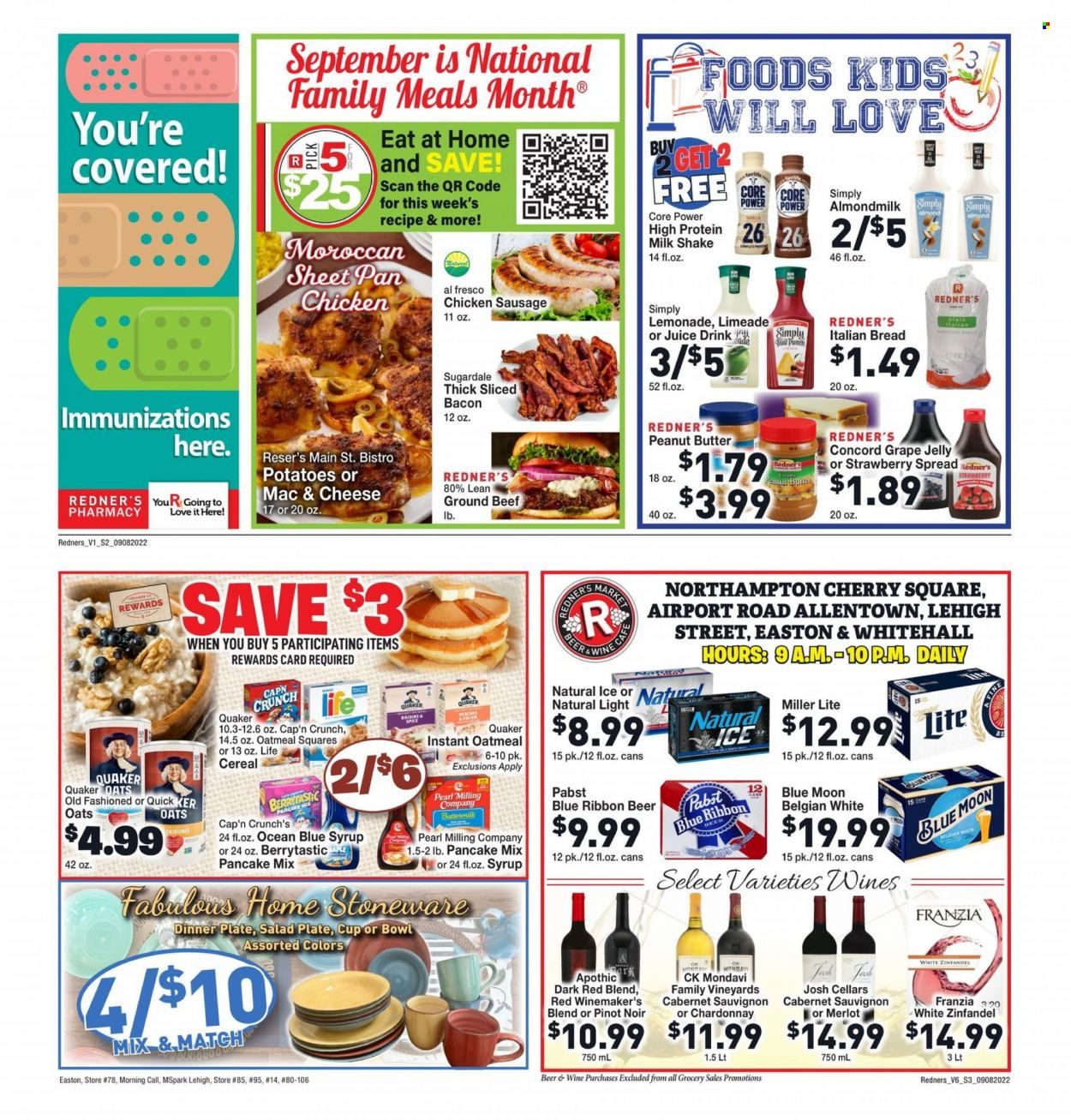 Redner's Markets (DE, MD, PA) Weekly Ad Flyer Specials September 8 to September 14, 2022