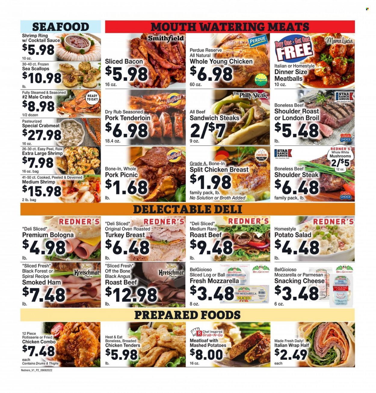 Redner's Markets (DE, MD, PA) Weekly Ad Flyer Specials September 8 to September 14, 2022
