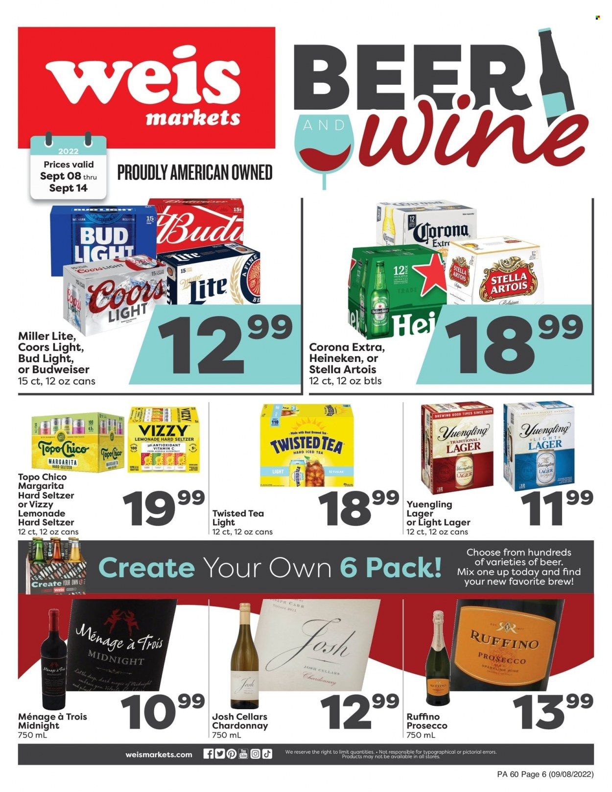 Weis (MD, NY, PA) Weekly Ad Flyer Specials September 8 to September 14, 2022