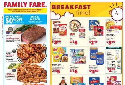 Family Fare (MI) Weekly Ad Flyer Specials September 6 to September 10, 2022