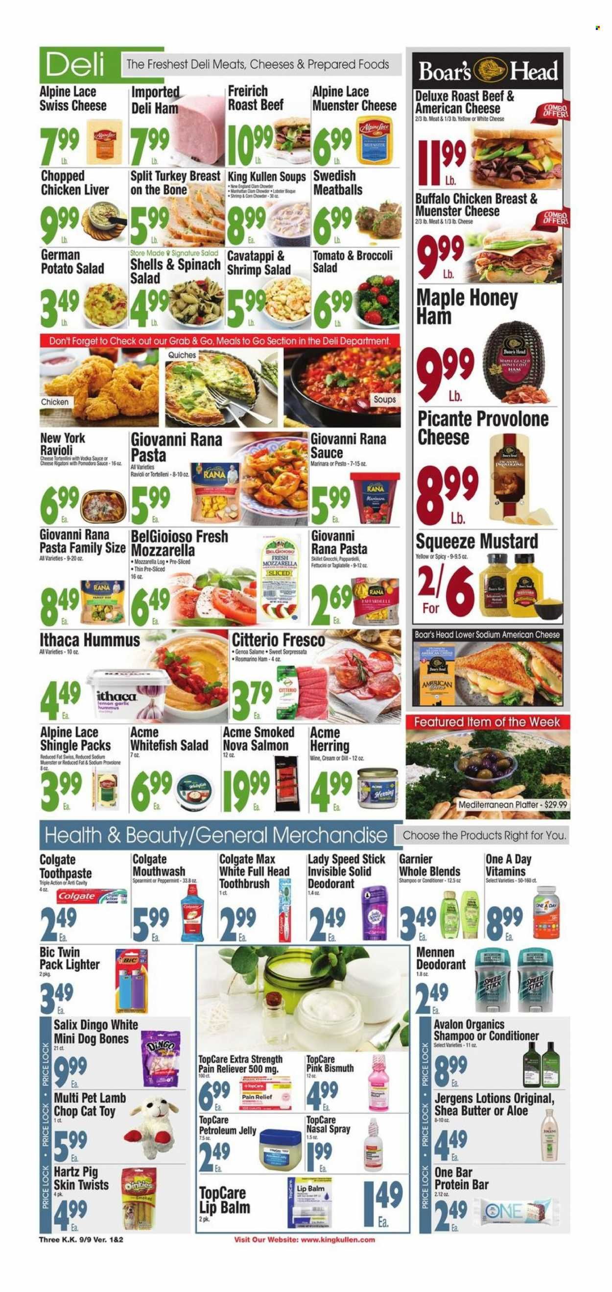 King Kullen (NY) Weekly Ad Flyer Specials September 9 to September 15, 2022